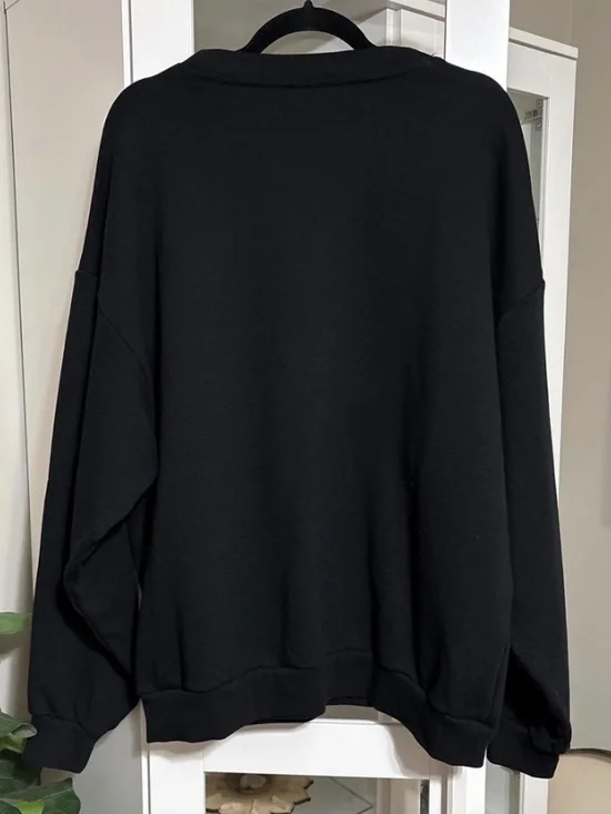 ALO Yoga Accolade Crew Neck Pullover in Black size Large - Picture 4 of 4